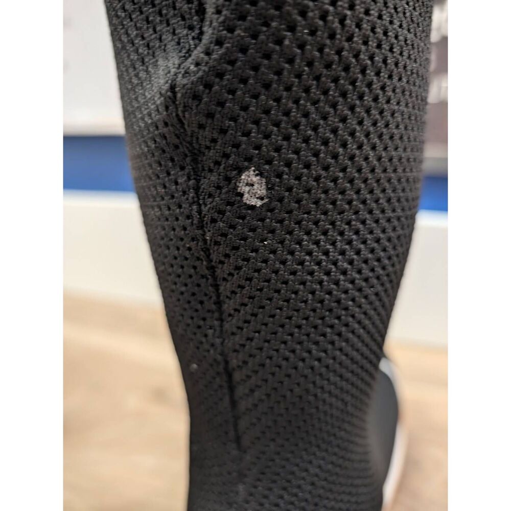Black Knit Over the Knee Sneaker Boots Size 43 Women's 12 Tall Festival - Picture 16 of 16